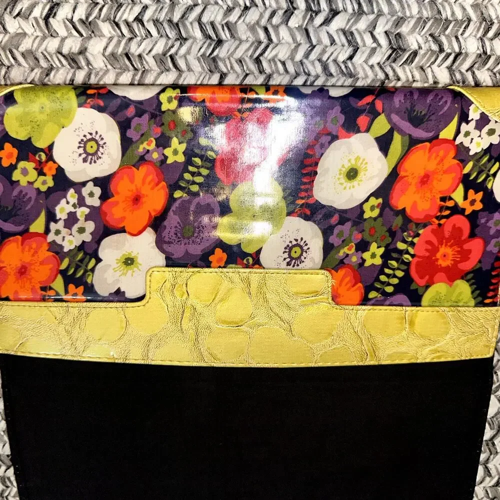 Miche Classic Shell Sabrina Floral Yellow Purple Orange Magnetic Purse Cover